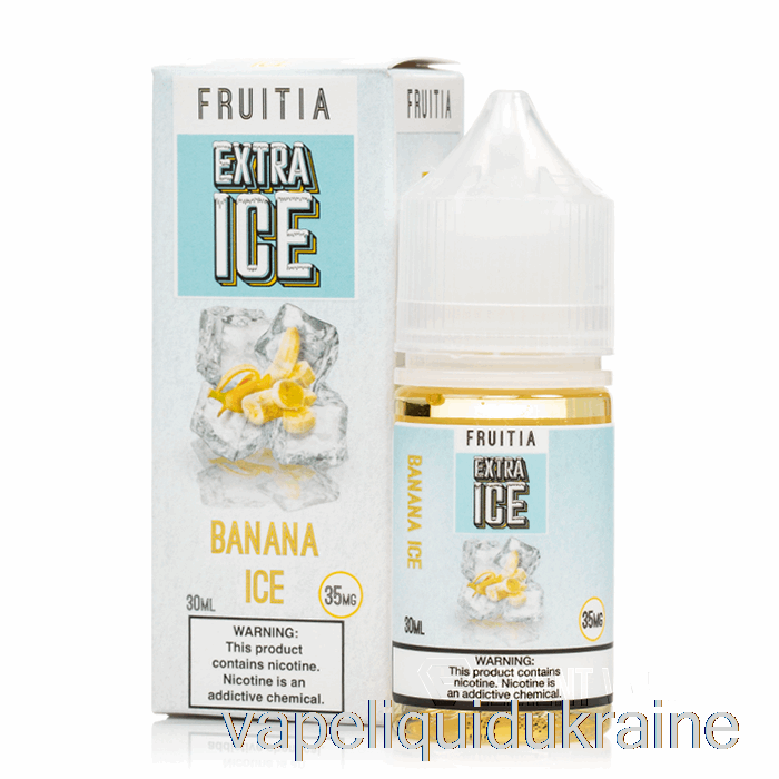 Vape Liquid Ukraine Banana Ice - Extra Ice - Fruitia Salts - 30mL 35mg